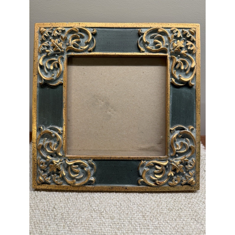 Ornate Gold Scrollwork Picture Frame Easel
